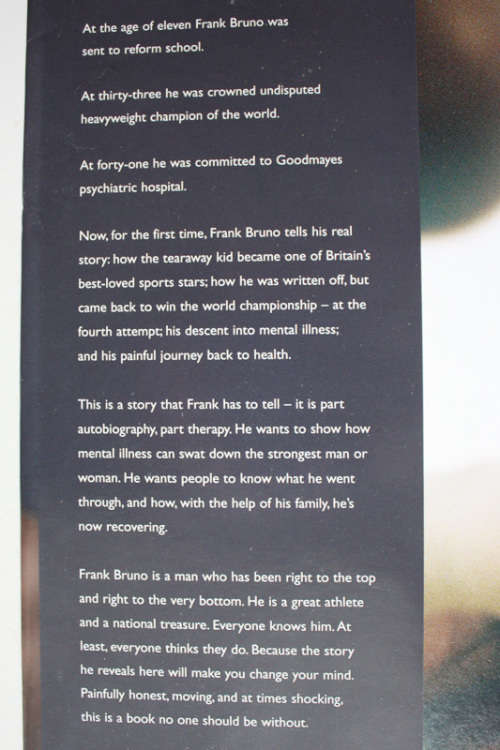 Frank: Fighting Back by Frank Bruno with Kevin Mitchell