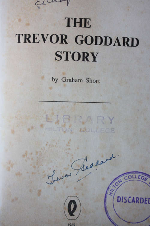 The Trevor Goddard Story by Graham Short SIGNED COPY