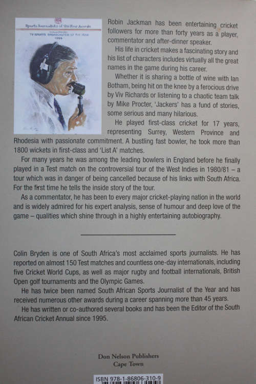 Jackers: A Life in Cricket by Robin Jackman with Colin Bryden