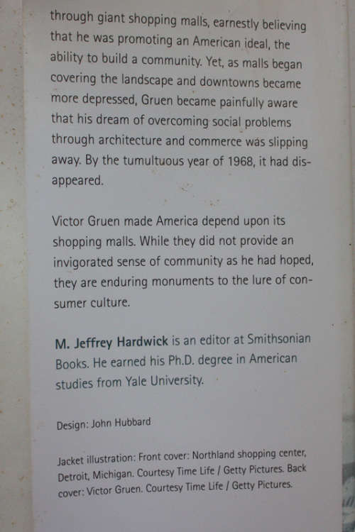 Mall Maker: Victor Gruen, Architect of an American Dream by M Jeffrey Hardwick