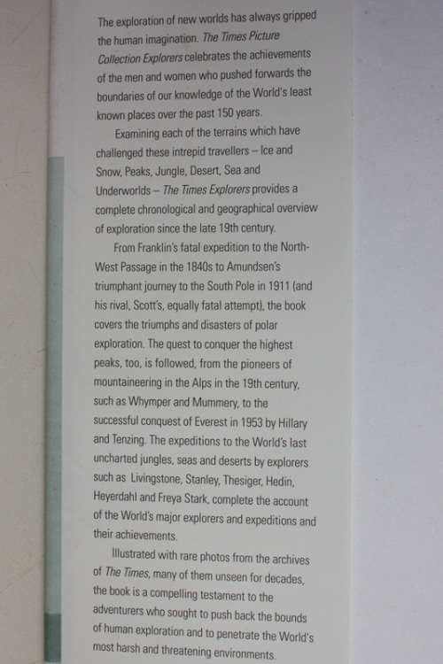 The Times Explorers: A History in Photographs by Richard Sale and Madeleine Lewis