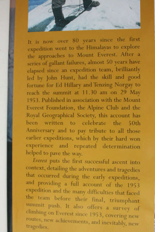 Everest: The Official History by George Band