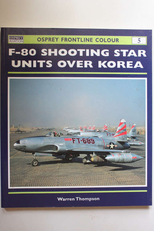 F-80 Shooting Star Units Over Korea by Warren Thompson