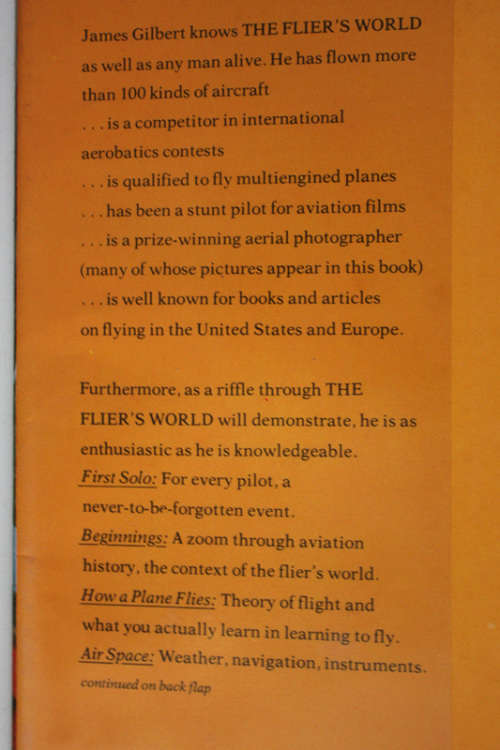 The Flier`s World by James Gilbert