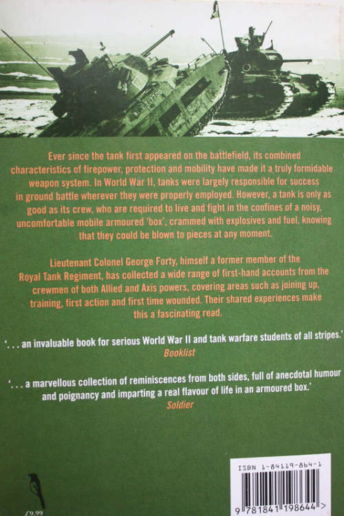 Tank Warfare in World War 2: First-Hand Accounts from Allied and Axis Soldiers by George Forty