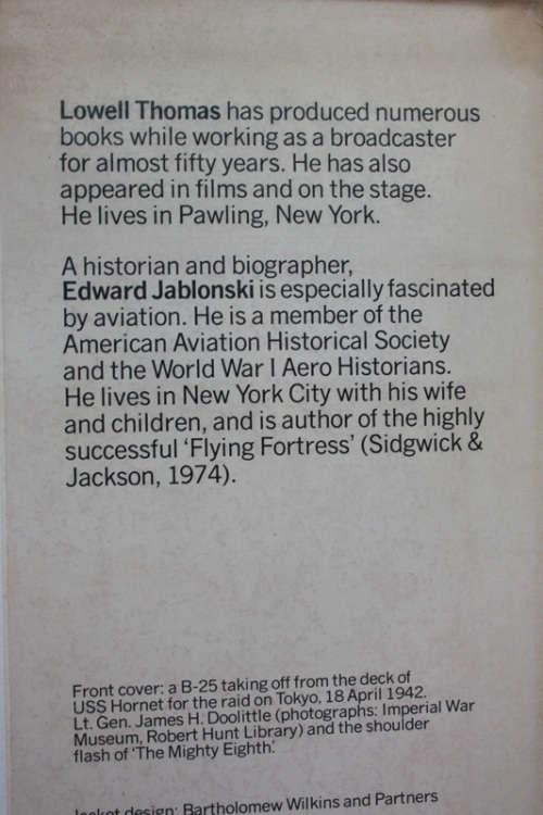 Bomber Commander: The Life of James H Doolittle by Lowell Thomas and Edward Jablonski