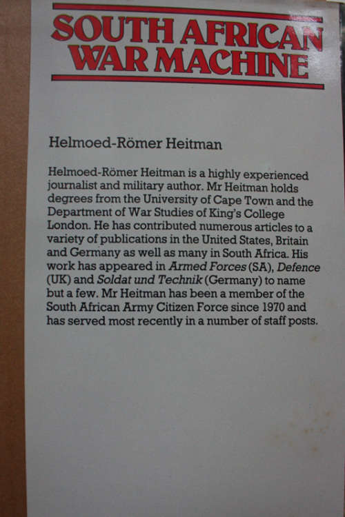 South African War Machine by Helmoed-Romer Heitman