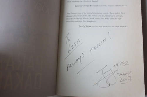 From Para to Dakar by Joey Evans SIGNED COPY