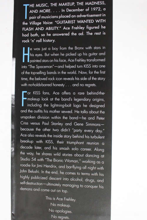No Regrets: A Rock `n` Roll Memoir by Ace Frehley