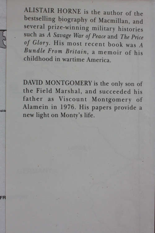 The Lonely Leader: Monty 1944-1945 by Alistair Horne with David Montgomery