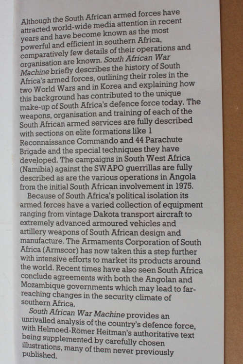 South African War Machine by Helmoed-Romer Heitman