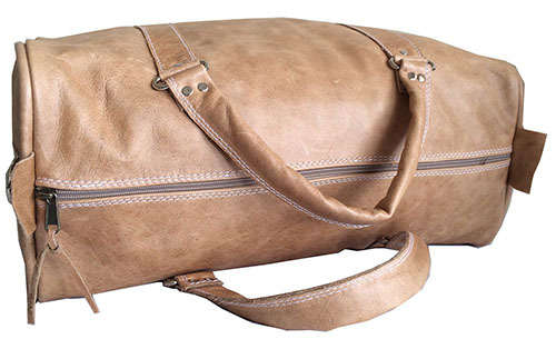 Latest Genuine Leather High Quality Handcrafted Duffel, Travel, Gym Bag - Unisex