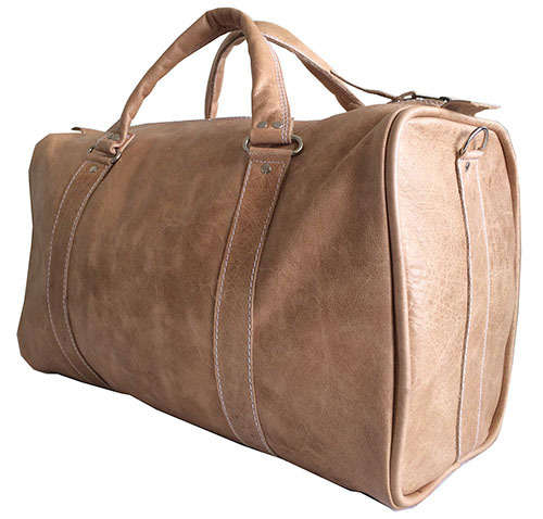 Latest Genuine Leather High Quality Handcrafted Duffel, Travel, Gym Bag - Unisex