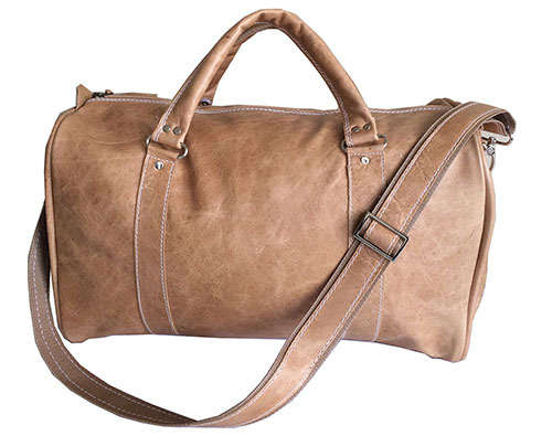 Latest Genuine Leather High Quality Handcrafted Duffel, Travel, Gym Bag - Unisex