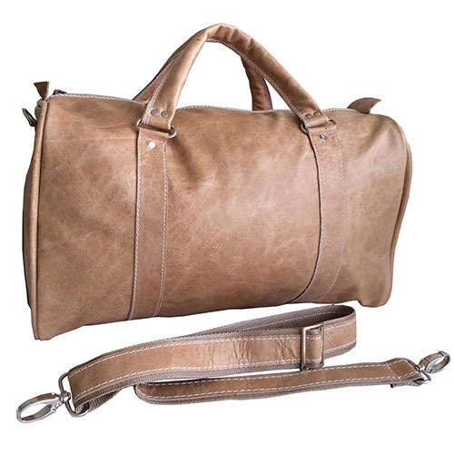 Latest Genuine Leather High Quality Handcrafted Duffel, Travel, Gym Bag - Unisex