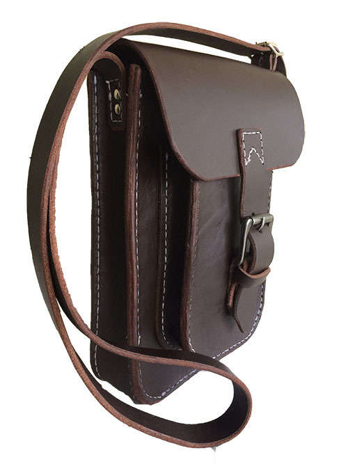 Genuine Leather Unisex Handmade Shoulder Messenger Bag,Cross body for 13" Laptop,Ipad,Tablet Handbag