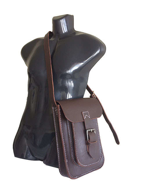 Genuine Leather Unisex Handmade Shoulder Messenger Bag,Cross body for 13" Laptop,Ipad,Tablet Handbag