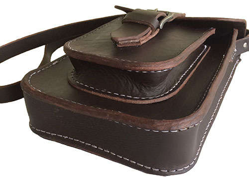 Genuine Leather Unisex Handmade Shoulder Messenger Bag,Cross body for 13" Laptop,Ipad,Tablet Handbag
