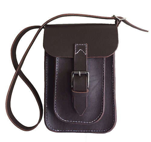 Genuine Leather Unisex Handmade Shoulder Messenger Bag,Cross body for 13" Laptop,Ipad,Tablet Handbag