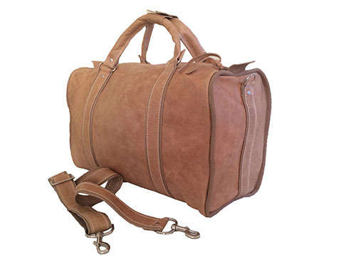 Genuine Leather  Handcrafted Duffel Bag, Luggage,Travel, Gym, Weekend, Overnight Bag - High Quality