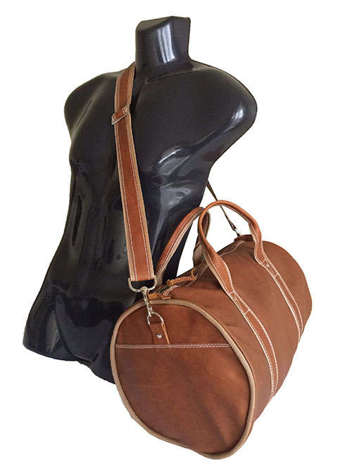 100% Real Leather Duffel Bag, High Quality Handcrafted Luggage, Travel, Gym, Weekender Bag , Unisex