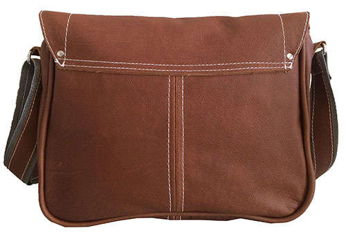 Genuine Leather Unisex Handmade Shoulder Messenger Bag,Cross body for 13" Laptop,Ipad,Tablet Handbag