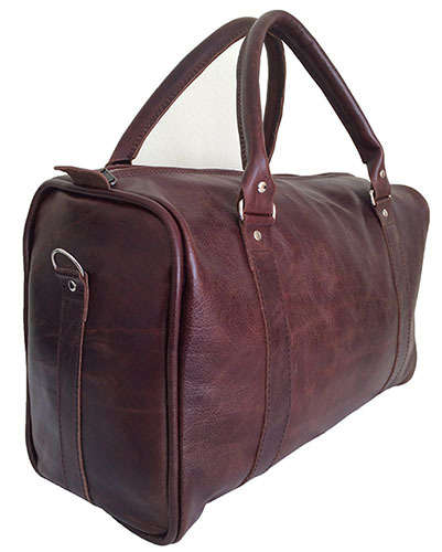 100% Genuine Leather High Quality Handcrafted Duffel, Luggage, Travel, Gym Bag - Unisex