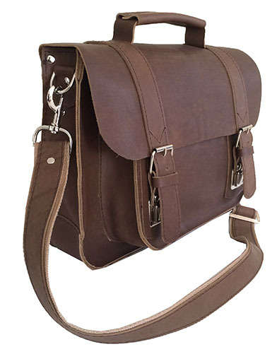 Leather Shoulder Messenger Bag,Cross body, Handbag 14 Inch Laptop, Apple, iPad, Mac book,Tablet