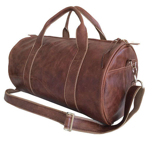 100% Genuine Leather High Quality Handcrafted Duffel, Luggage, Travel, Gym Bag