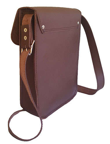 Genuine Leather Unisex Handmade Shoulder Messenger Bag,Cross body for Apple iPad /Tablet
