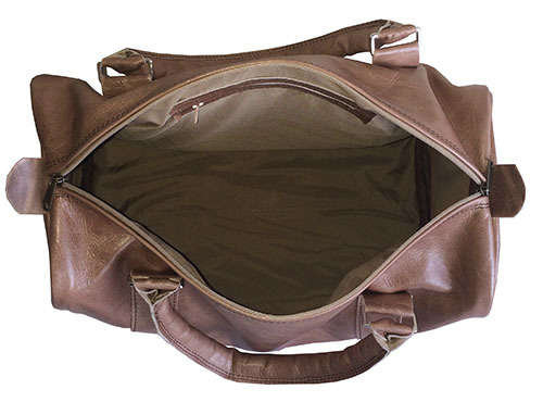 100% Genuine Leather High Quality Handcrafted Duffel, Luggage, Travel, Gym Bag - Unisex