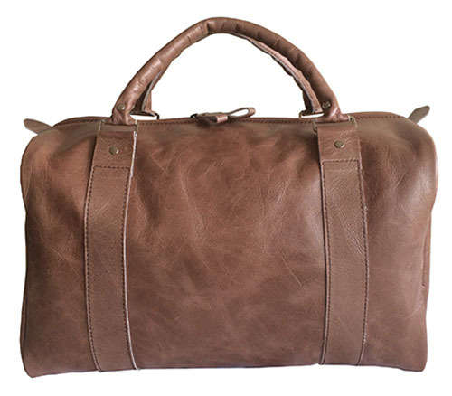 100% Genuine Leather High Quality Handcrafted Duffel, Luggage, Travel, Gym Bag - Unisex