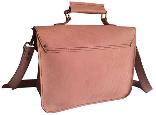 Genuine Leather Shoulder Messenger Briefcase,Handbag Fits 13 Inch Laptop, Apple, iPad, Mac book