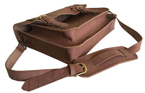 Real Leather Shoulder Briefcase,Handbag fits up to 15,6" Laptop, Apple, Mac book - Free Shipment!