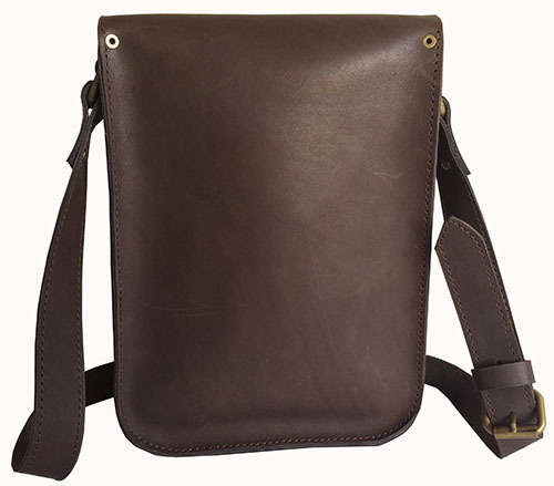 Genuine Leather Unisex Handmade Shoulder Messenger Bag, Handbag, Apple iPad /Tablet