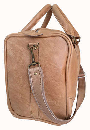 100% Genuine Leather High Quality Handcrafted Duffel, Luggage, Weekender, Travel, Gym Bag - Unisex