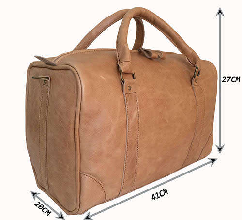 100% Genuine Leather High Quality Handcrafted Duffel, Luggage, Weekender, Travel, Gym Bag - Unisex