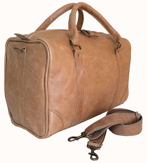 100% Genuine Leather High Quality Handcrafted Duffel, Luggage, Weekender, Travel, Gym Bag - Unisex