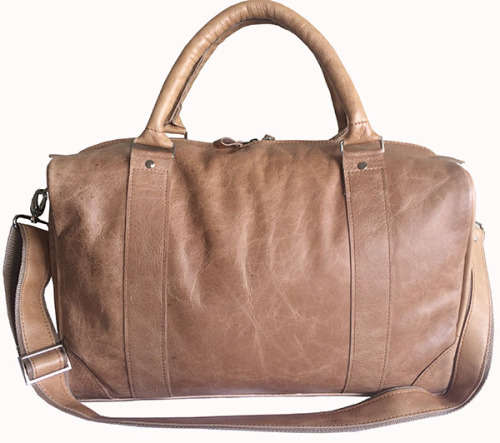 100% Genuine Leather High Quality Handcrafted Duffel, Luggage, Weekender, Travel, Gym Bag - Unisex