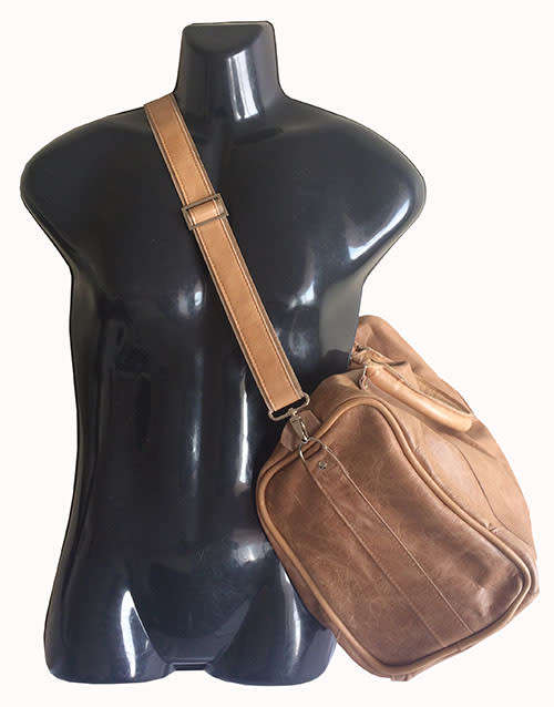 100% Genuine Leather High Quality Handcrafted Duffel, Luggage, Weekender, Travel, Gym Bag - Unisex