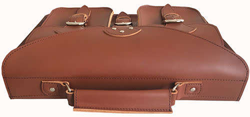 Genuine Leather Briefcase,Handbag Fits up to 15 Inch Laptop, Apple, iPad, Macbook, Computer & Tablet