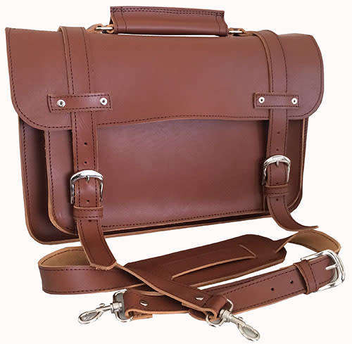Genuine Leather Briefcase,Handbag Fits 15 Inch Laptop, Apple, iPad, Mac book, Computer & Tablet