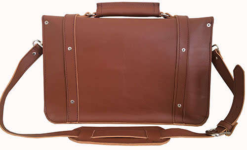 Genuine Leather Briefcase,Handbag Fits 15 Inch Laptop, Apple, iPad, Mac book, Computer & Tablet