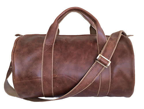 Genuine Full Grain Leather High Quality Handcrafted Duffel, Luggage, Travel, Gym, Weekender Bag