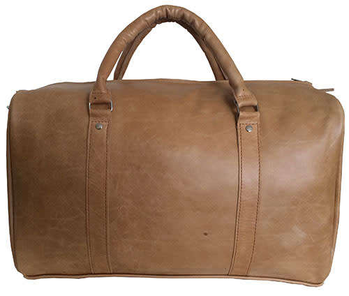 Full Grain Cow Leather High Quality Handcrafted Duffel, Luggage, Travel, Gym, Weekender Bag