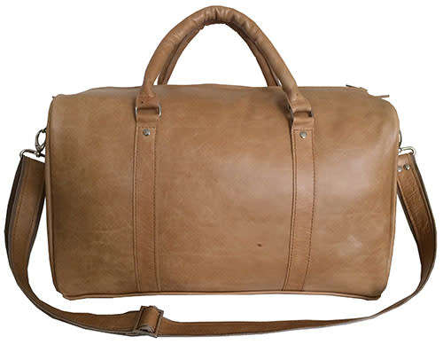 Full Grain Cow Leather High Quality Handcrafted Duffel, Luggage, Travel, Gym, Weekender Bag