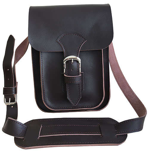 Real Leather Unisex Handmade Shoulder Messenger Bag,Cross body, Handbag fits iPhone, Tablet, Apple