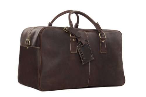 Handmade Full Grain Leather Travel Bag / Luggage / Sport Bag / Weekend Bag - Medium,Large & XLarge