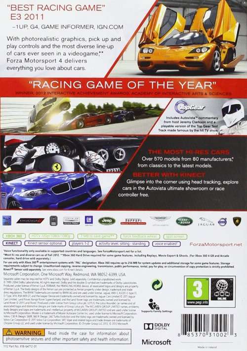 Forza Motorsport 4 (Xbox 360)