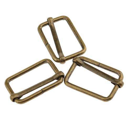 38mm Rectangle Adjuster Roller Pin Buckles Slider Strap for Handbag, Backpack, Luggage B